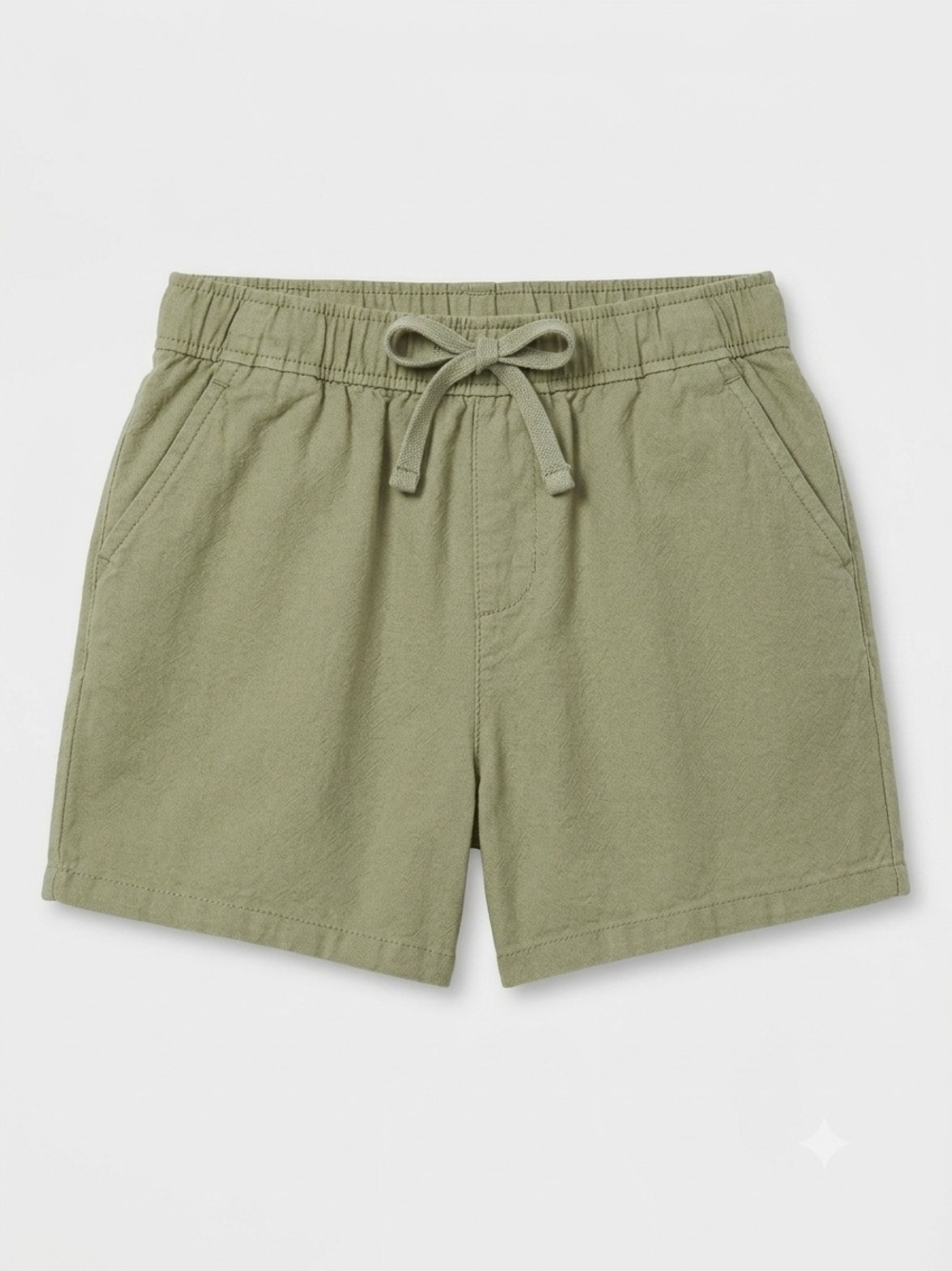 Cat & Jack Boys Olive Green Pull-On Drawstring Shorts Size M (8)